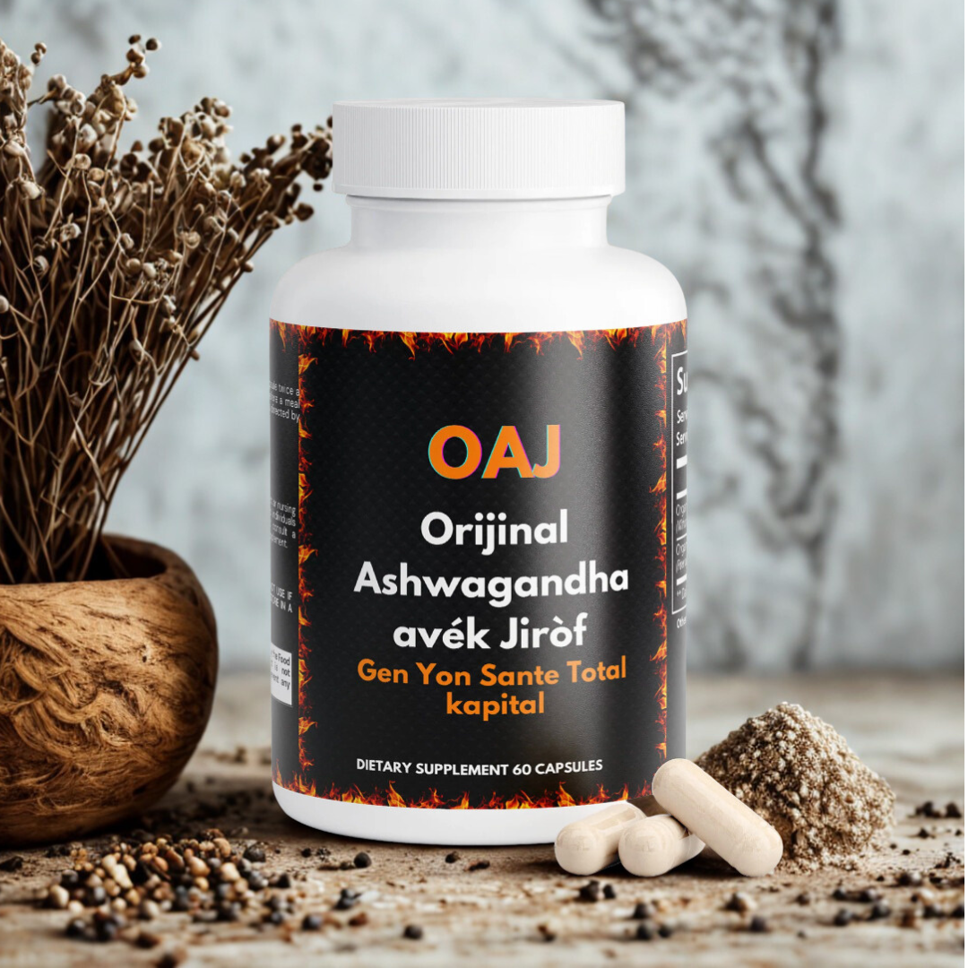 Orijinal Ashwagandha avék Jiròf